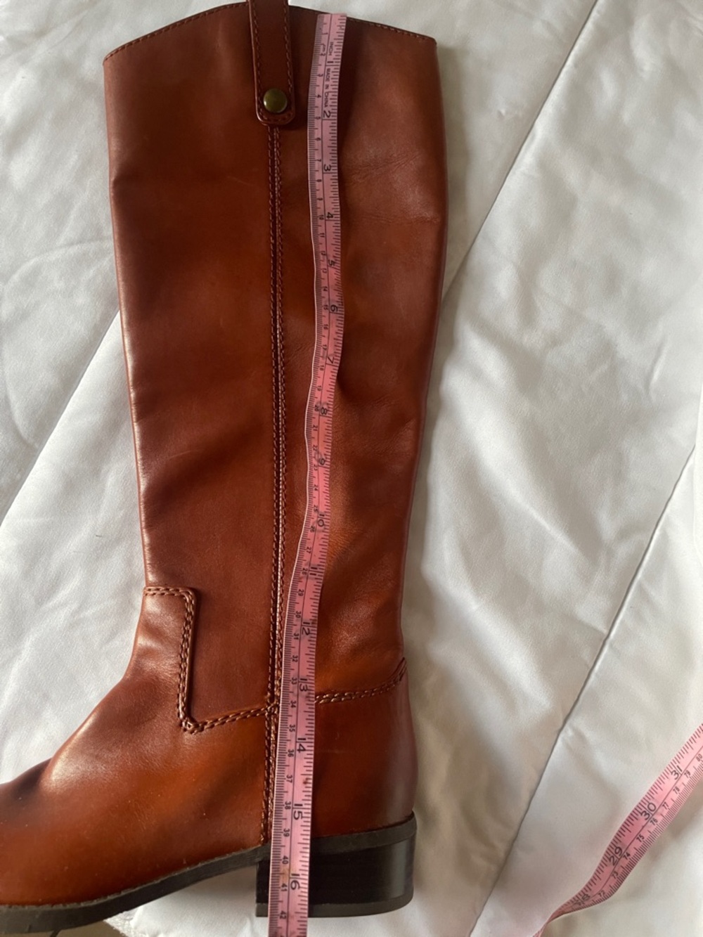 Inc International Concepts‎ Vintage Tall Caramel Brown Leather Riding Boots - Picture 4 of 4